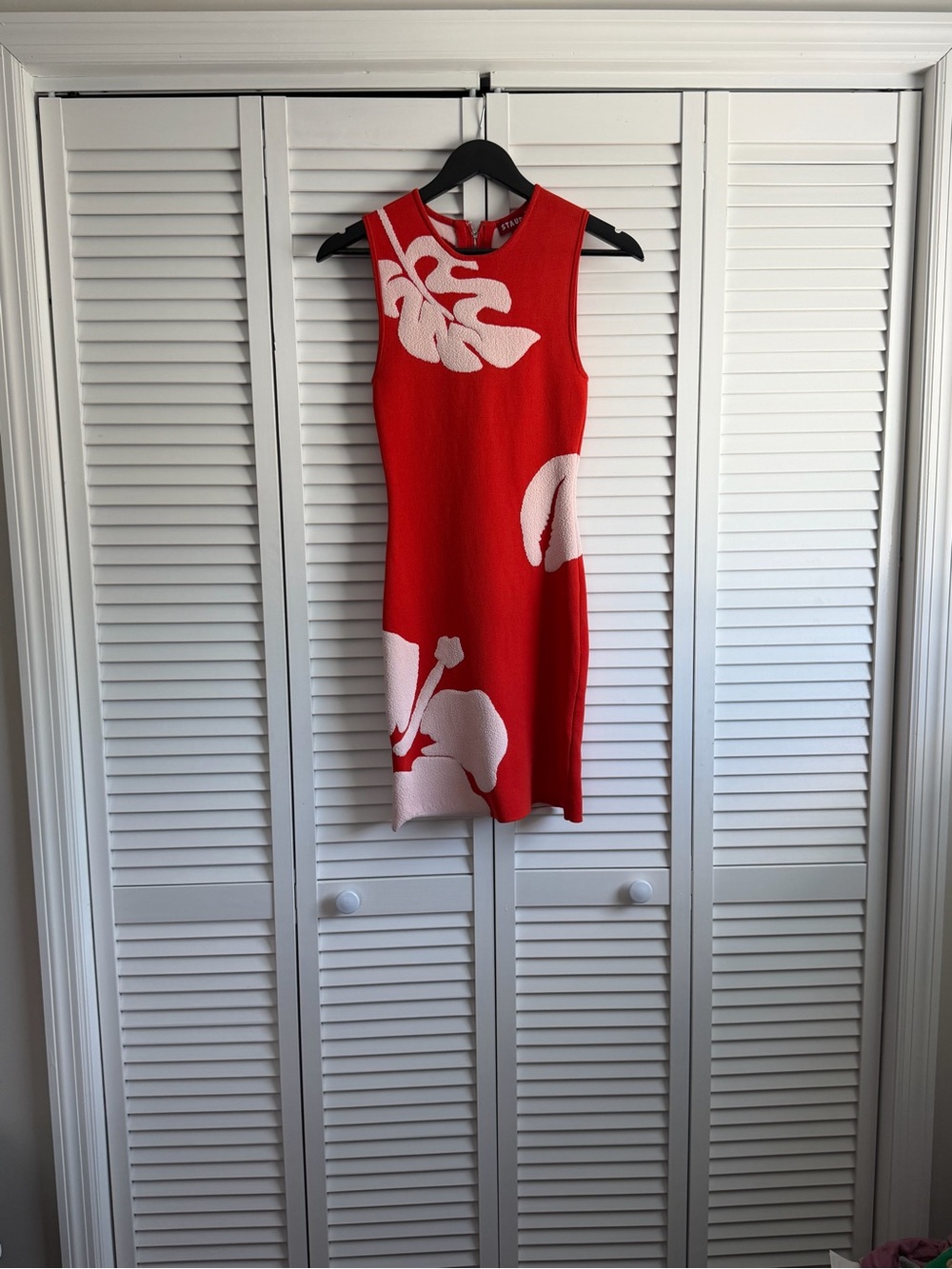 STAUD Chili Dress in Red